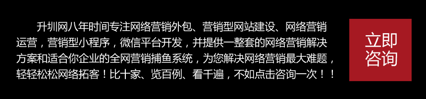 網絡營銷外包|營銷型網站|手機網站|小程序制作|獨立站|升圳網—[官方網站]